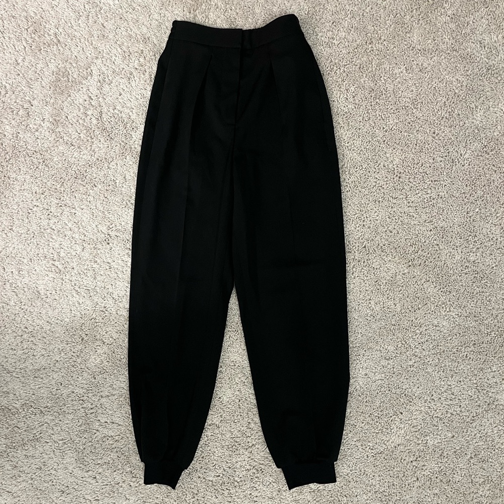 LAST CHANCE TODAY Stella McCartney Black Nicole Balloon Trousers | IT34 - Picture 2 of 14